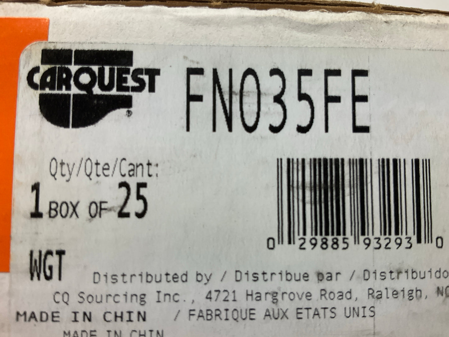 Carquest (Perfect) FN035FE Coated Steel Wheel Weights 35 Gram (1.25 Oz) - 25 Pcs