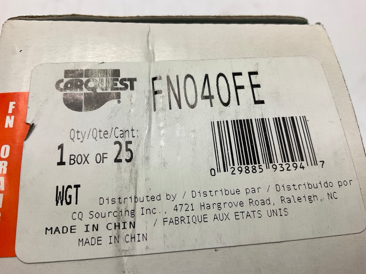 Carquest FN040FE 40 Gram Coated Steel Wheel Weight 40gm (1.375 Oz) - 25 / Pack