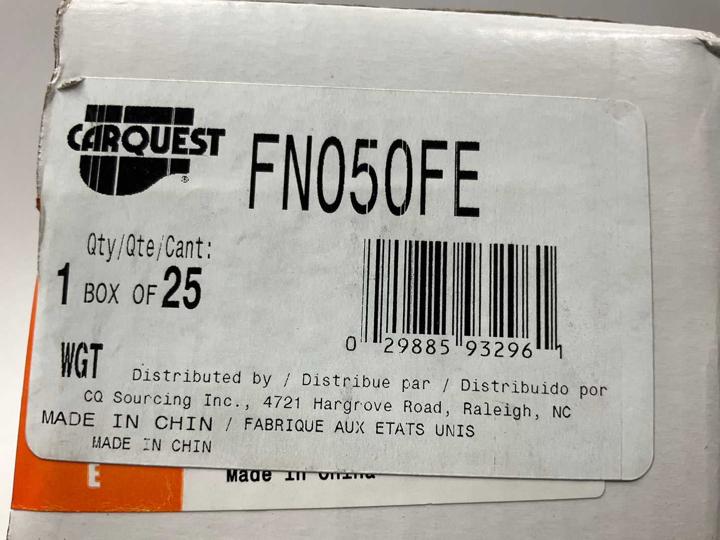 Carquest Perfect FN050FE Coated Steel Wheel Weight 50gm (1.75 Oz) - Box Of 25