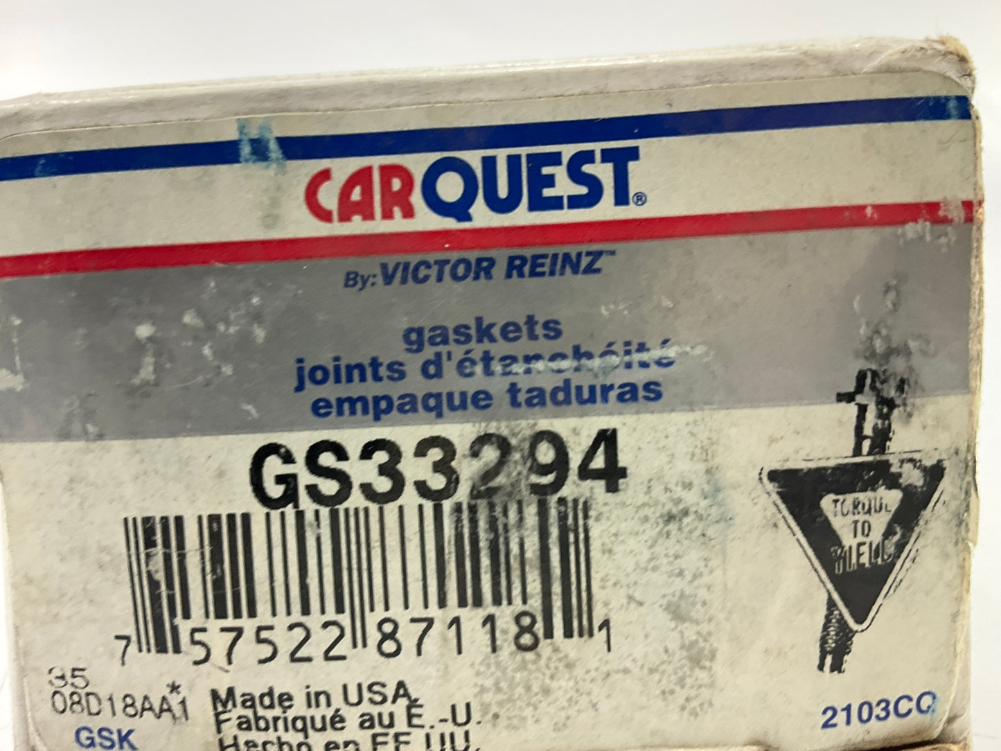 Carquest GS33294 Engine Cylinder Head Bolts For 1993-1994 Chevrolet 2.2L-L4