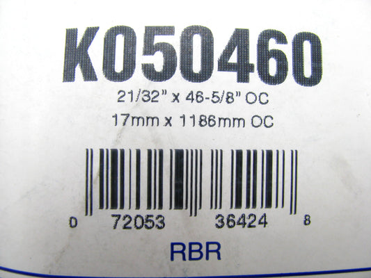 Carquest K050460 Serpentine Belt - 0.69'' X 46.50'' - 5 Ribs