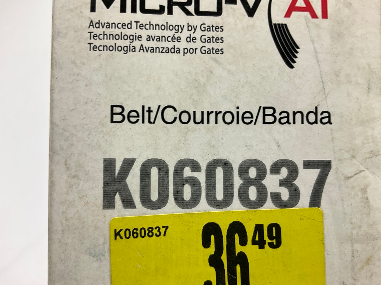 Carquest K060837 Serpentine Belt