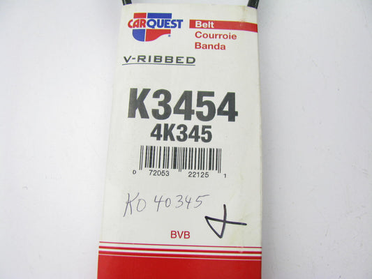 Carquest K3454 Serpentine Belt - 0.56'' X 35.00'' - 4 Ribs