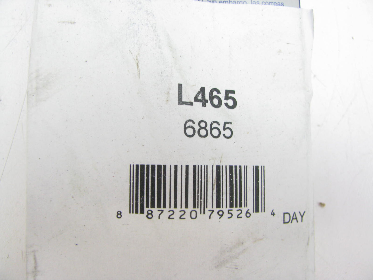 Carquest L465 Lawn & Garden Power Equipment Accessory Drive Belt - 1/2'' X 65''