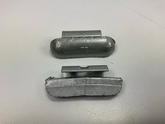 (25) Carquest LH075 LH-Series Lead Clip-On Wheel Weights, 0.75 Oz