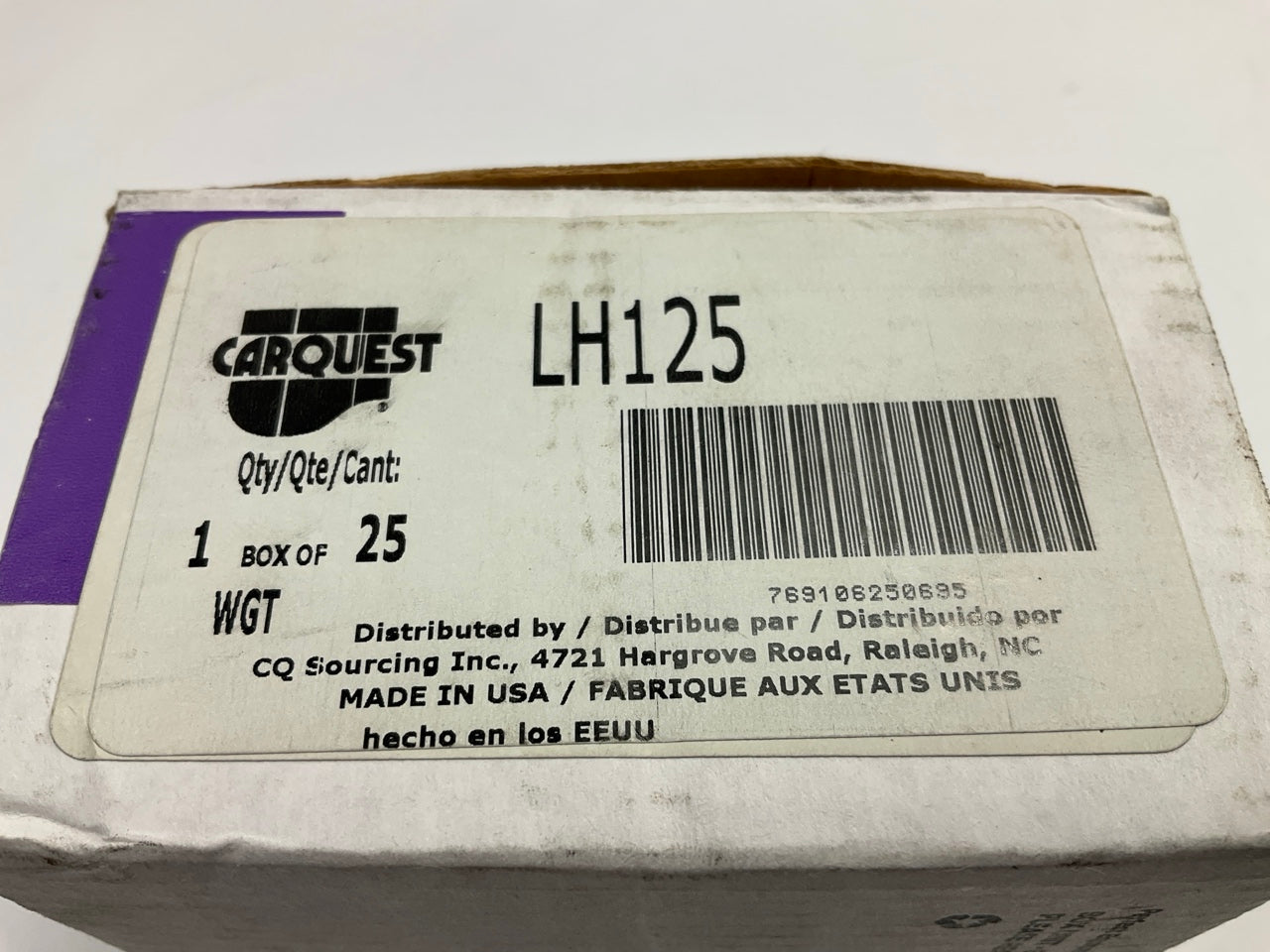 (25) Carquest LH125 LH-Series Lead Clip-On Wheel Weights, 1.25 Oz