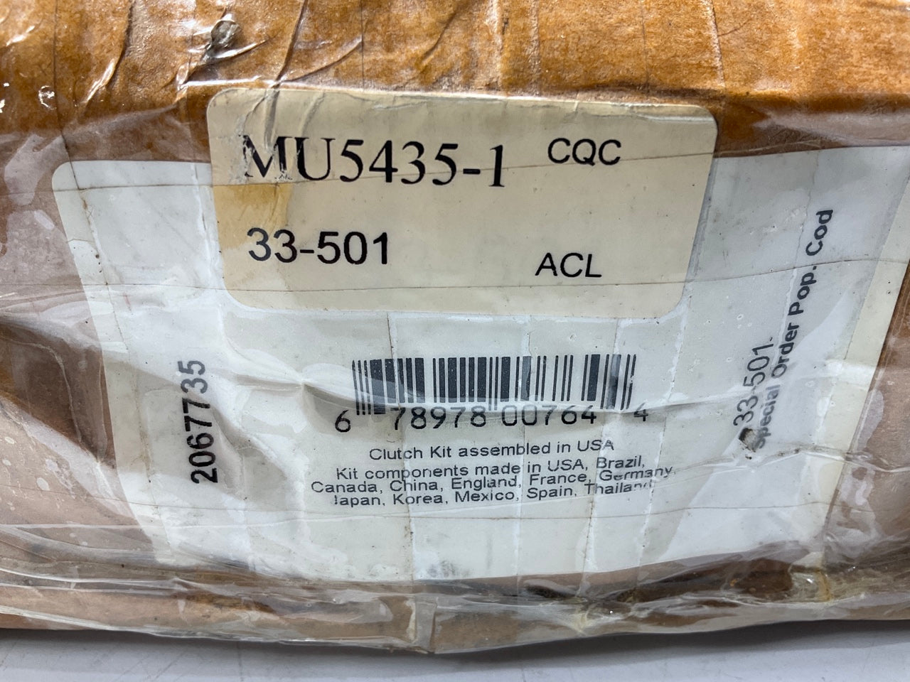 Missing The Pilot Bearing - Carquest MU5435-1 Clutch Kit