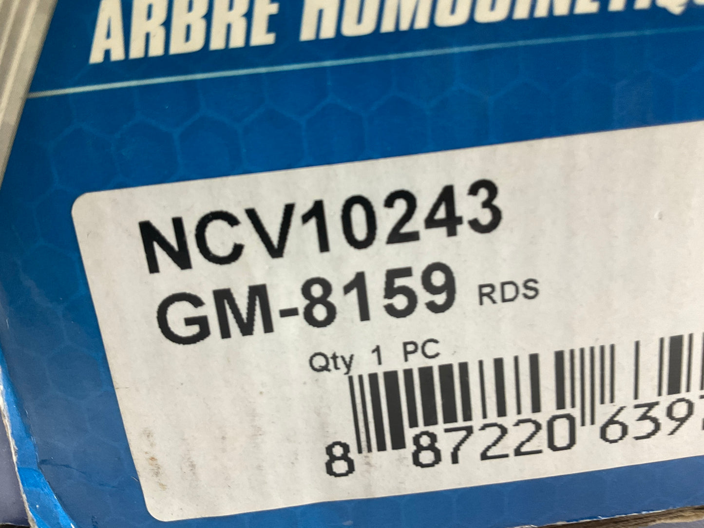 Carquest NCV10243 Front Right CV Axle Assembly
