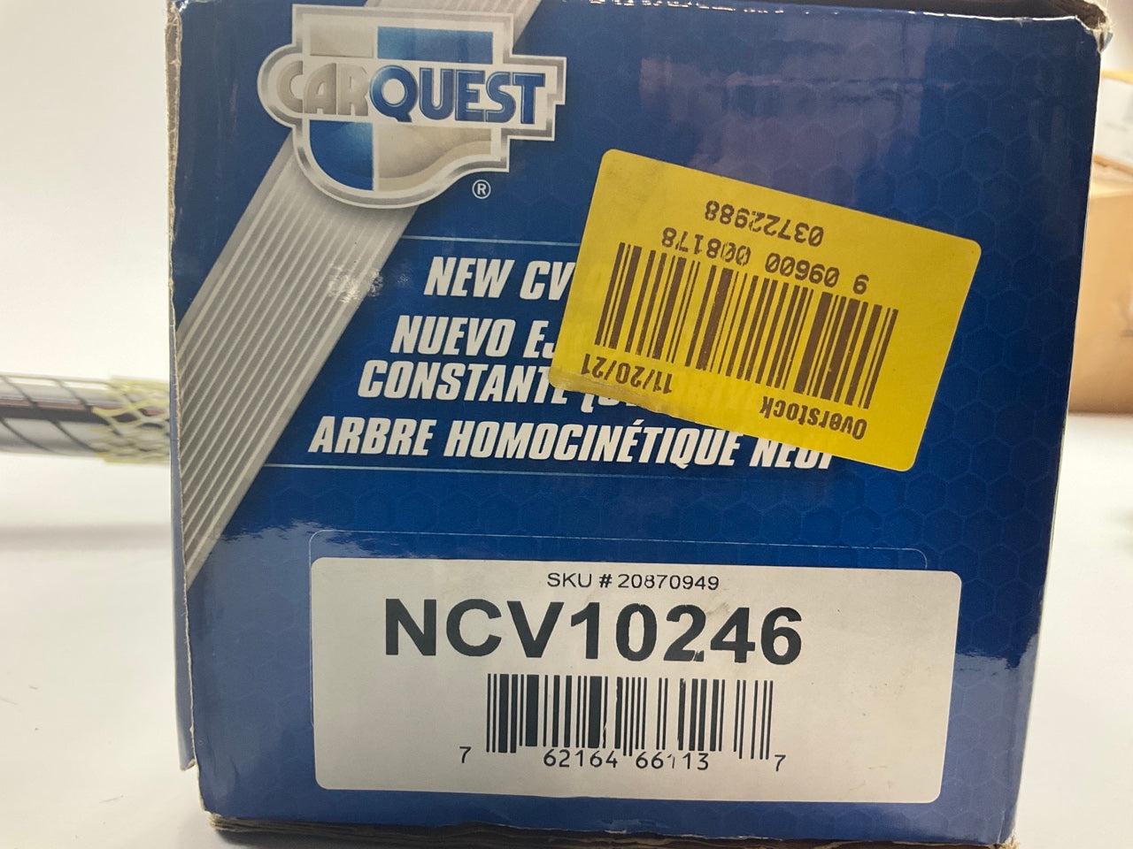 Carquest NCV10246 Front Right CV Axle 2002-06 Rendezvous, 2001-05 Aztek AWD