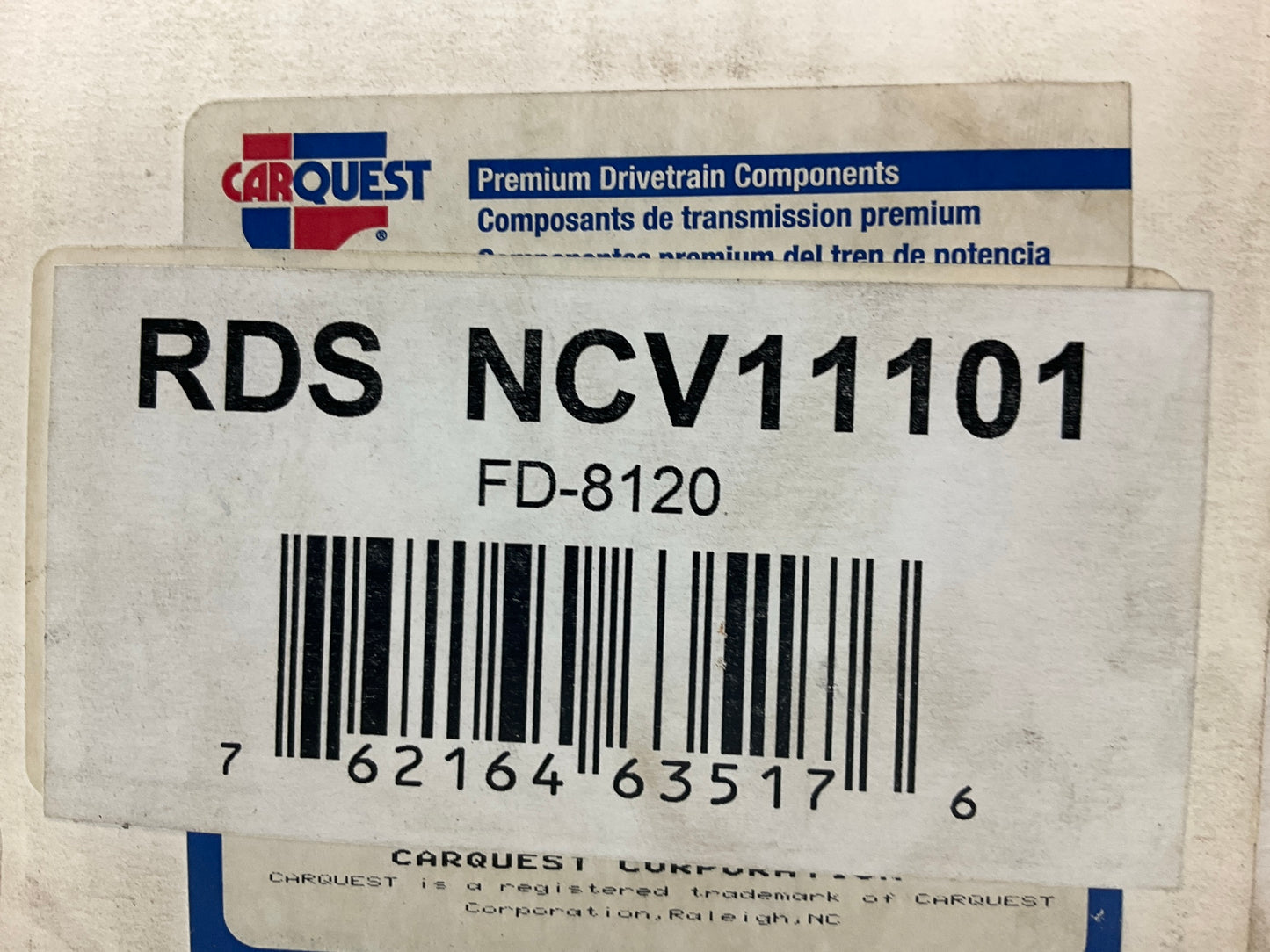 Carquest NCV11101 Front Left CV Axle 2004-07 Ford Freestar, Monterey