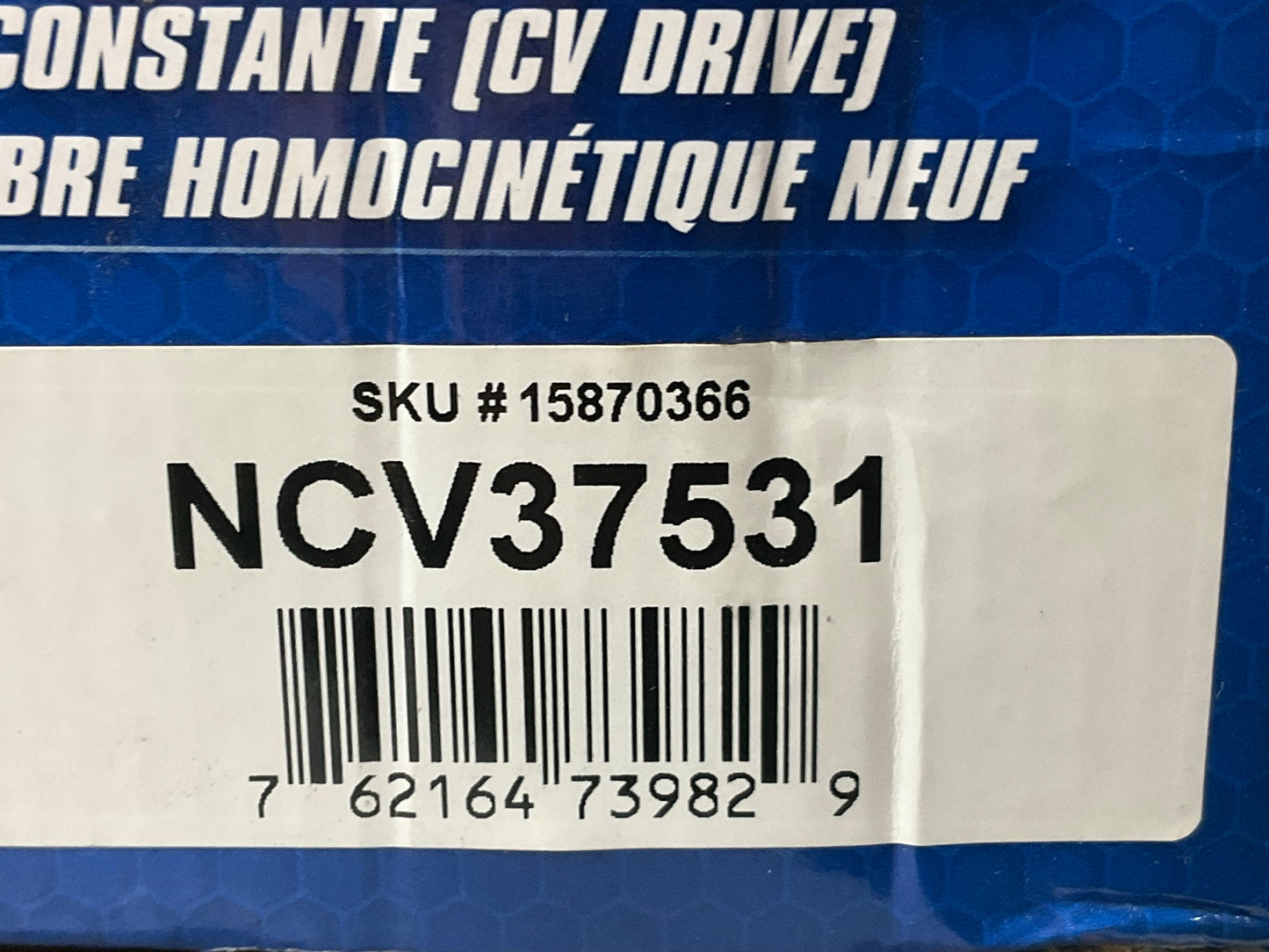 Carquest NCV37531 Front Left CV Axle For 2001-06 Hyundai Elantra, 03-04 Tiburon