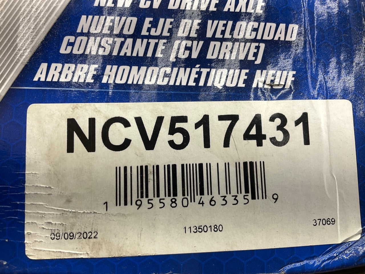 Carquest NCV517431 Front Left CV Axle 2011-15 Sonata, 2011-16 Optima HYBRID ONLY