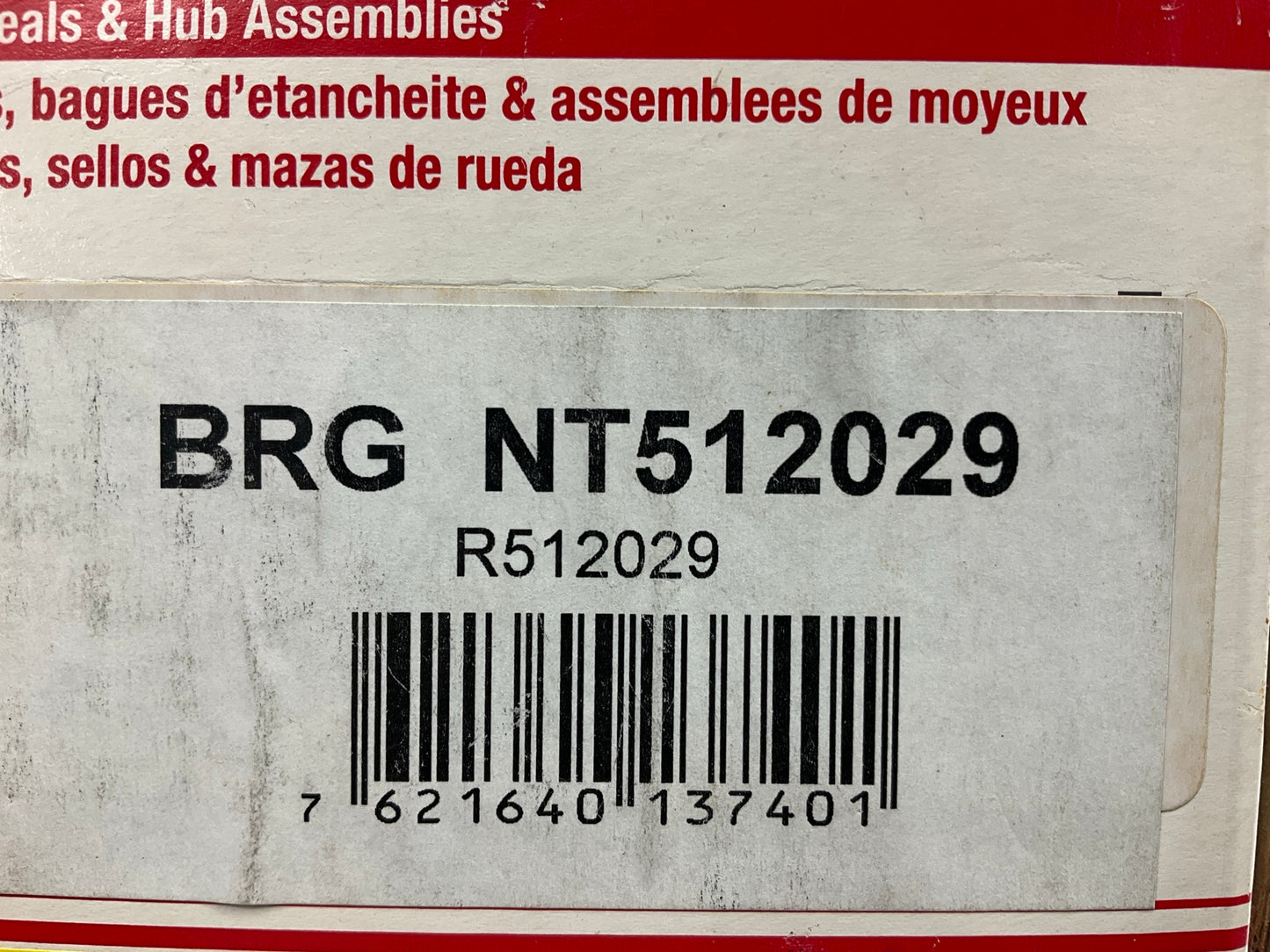 Carquest NT512029 Rear Wheel Bearing And Hub Assembly