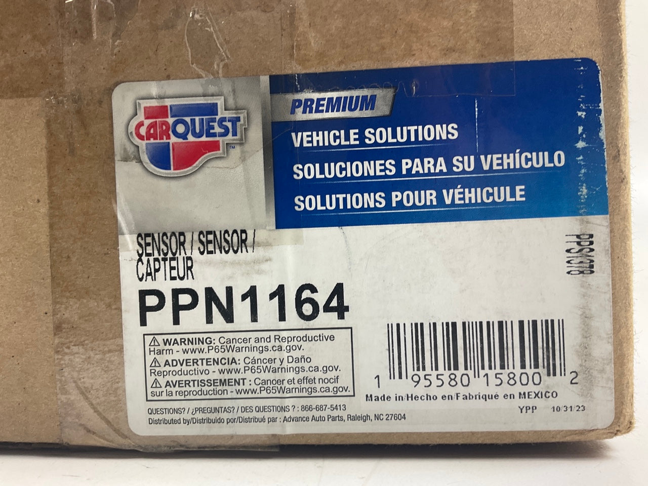 Carquest PPN1164 Accelerator Pedal Sensor