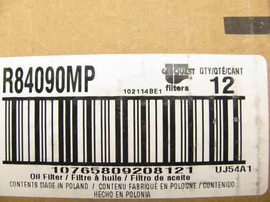(12) Carquest R84090MP Engine Oil Filters