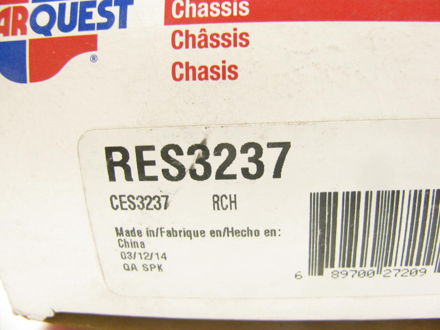 Carquest RES3237 Steering Tie Rod End - Front Right Outer