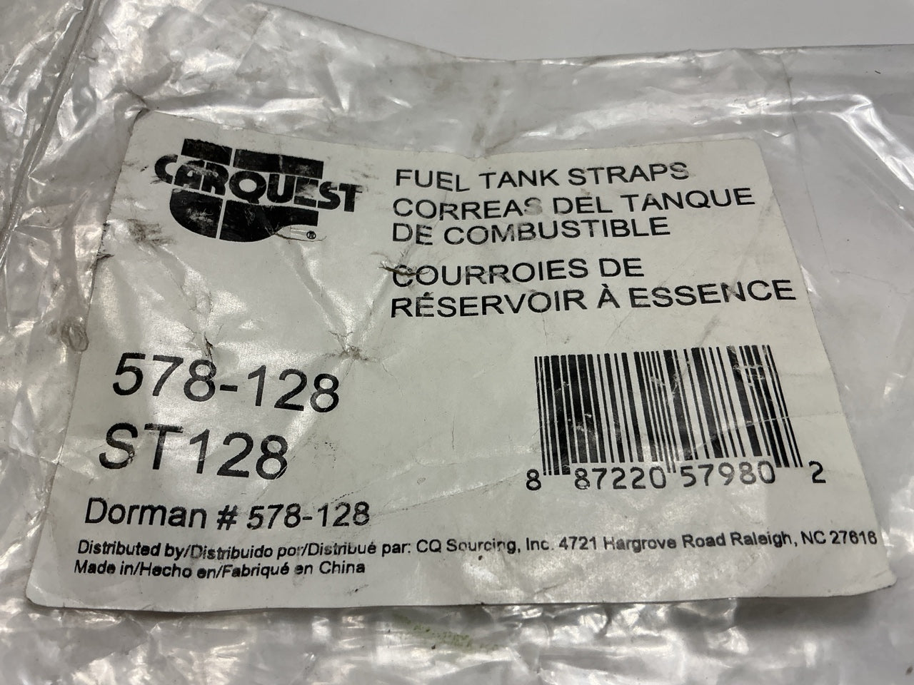 Carquest ST128 Fuel Gas Tank Straps For 1996-2007 Ford Taurus