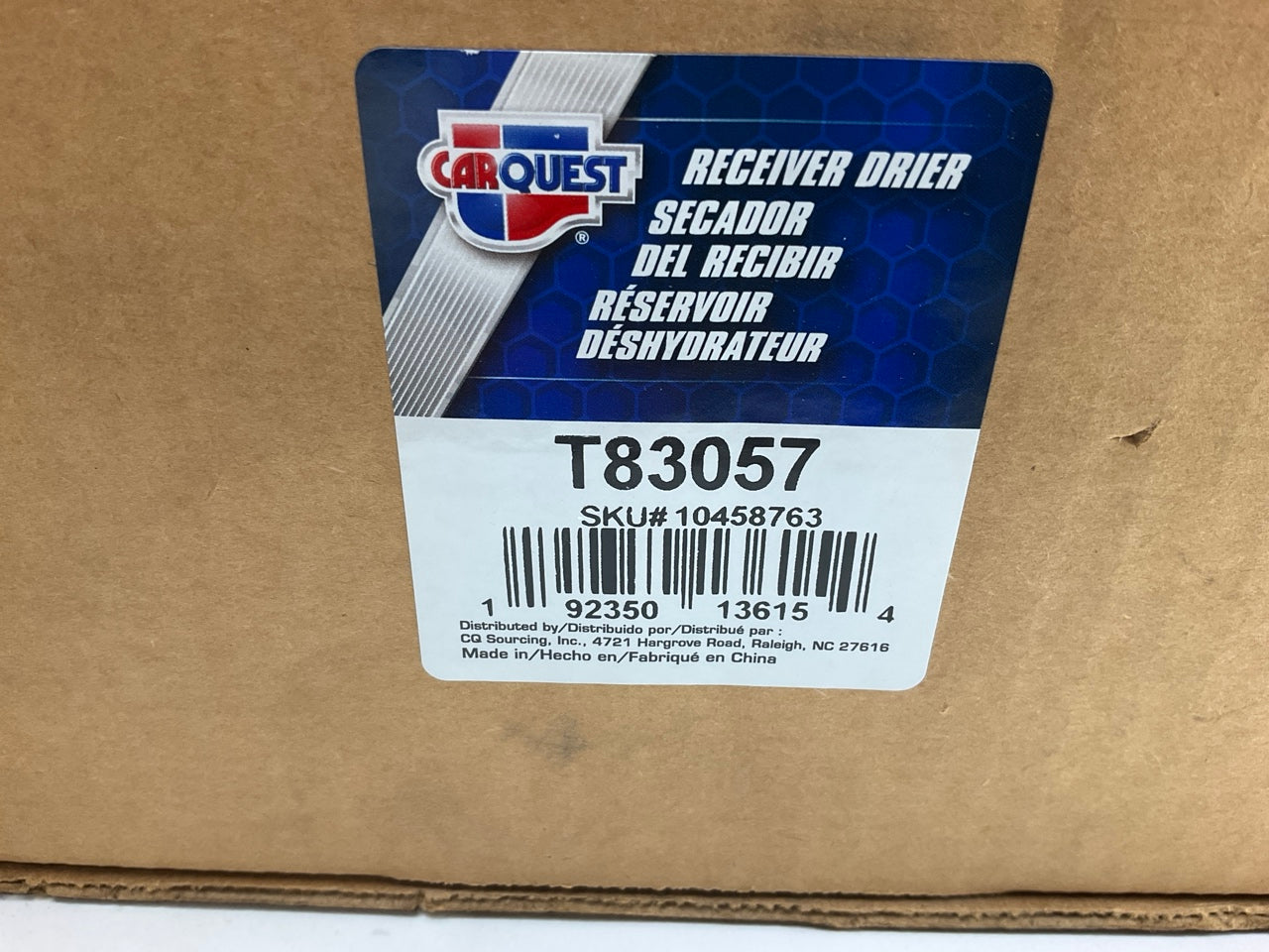 Carquest T83057 A/C Receiver Drier / Desiccant Element Kit 83057
