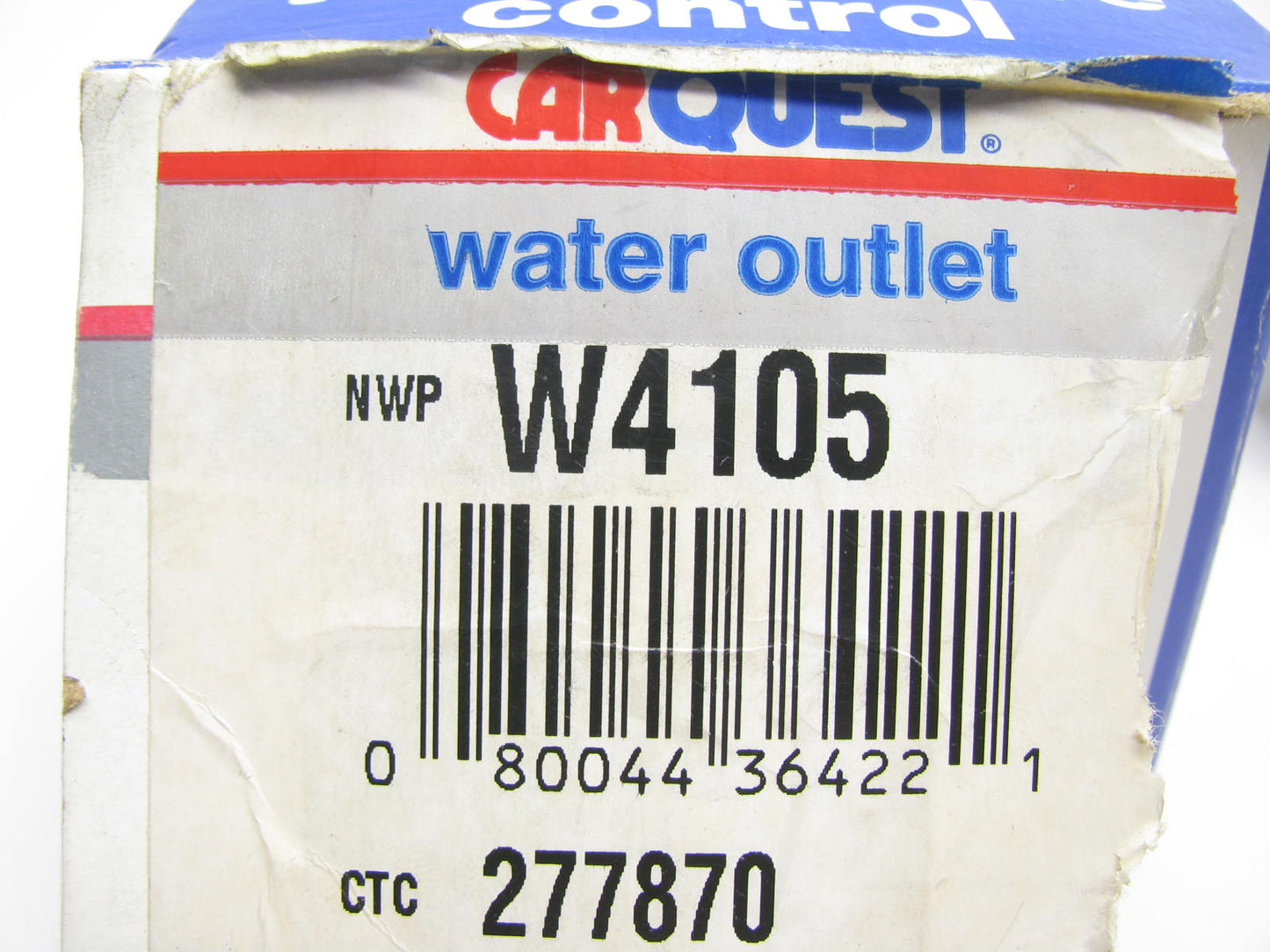 Carquest W4105 Engine Coolant Water Outlet