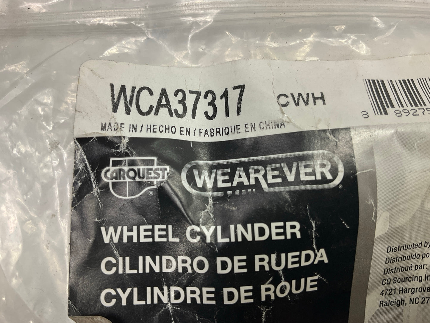Carquest WCA37317 Rear Drum Brake Wheel Cylinder