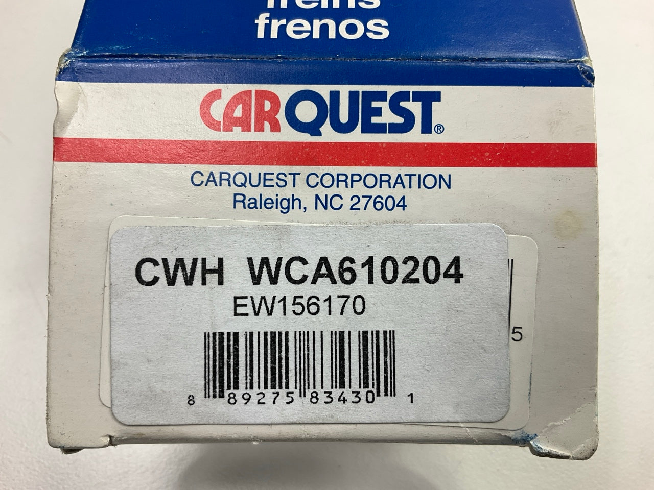 Carquest WCA610204 Rear Left Drum Brake Wheel Cylinder