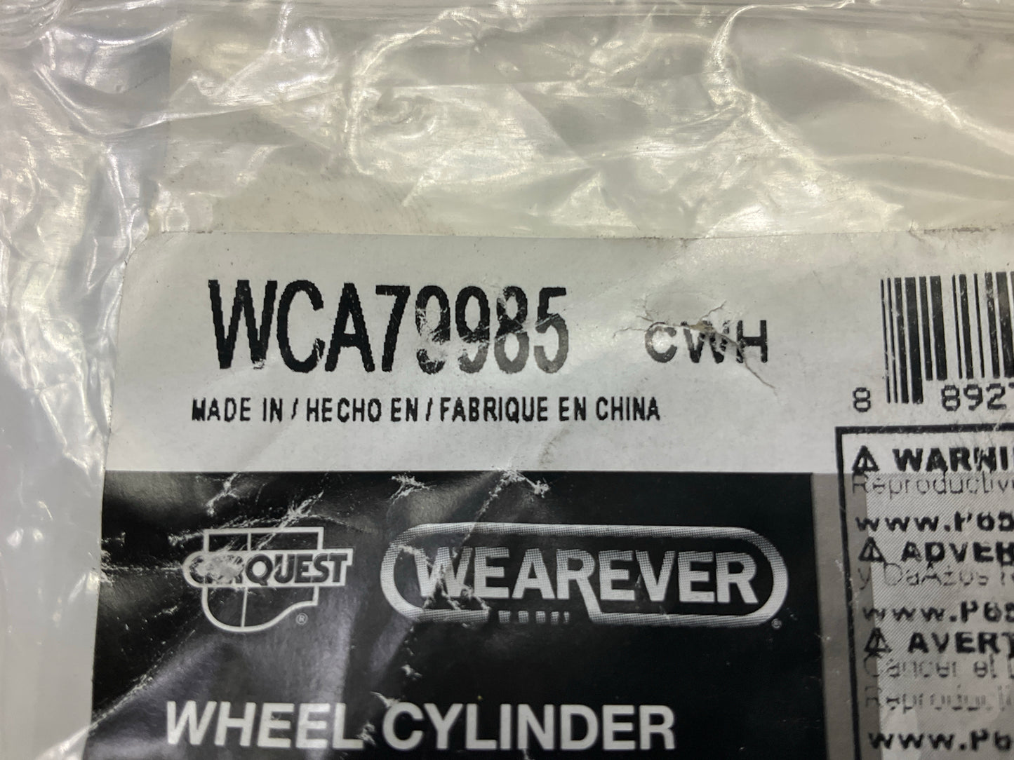 Carquest WCA79985 Rear Drum Brake Wheel Cylinder