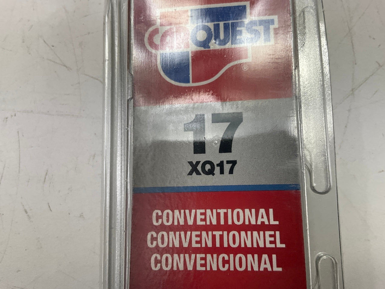 Carquest XQ17 XtraClear Conventional Windshield Wiper Blade, 17''
