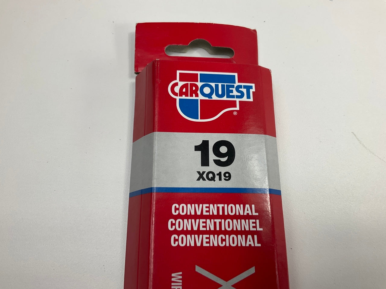 Carquest XQ19 XtraClear Conventional Windshield Wiper Blade, 19''