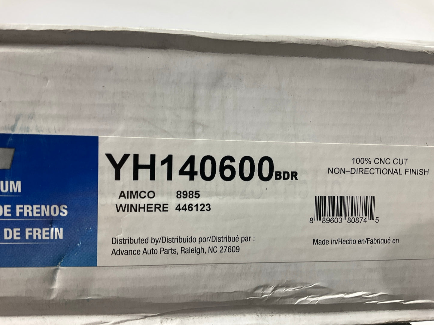 Carquest YH140600 Rear Brake Drum