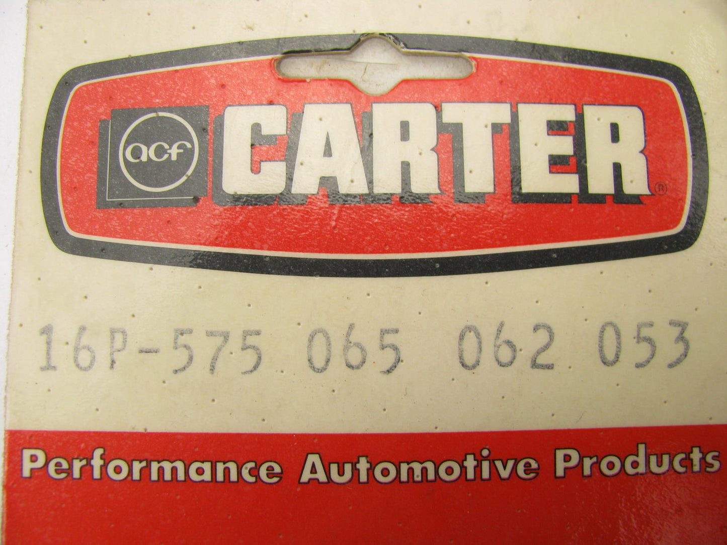 Carter 16P-575 AFB Carburetor Metering Rods - .065 X .062 X .053