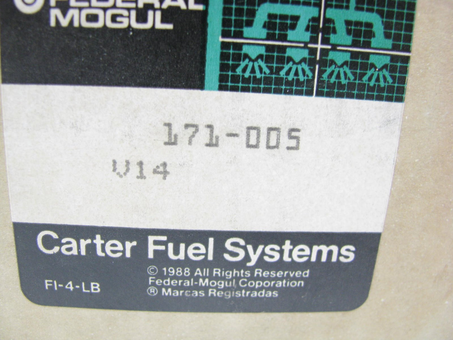 Carter 171-005 Smog Air Pump Check Valve (Secondary Air Injection Pipe)