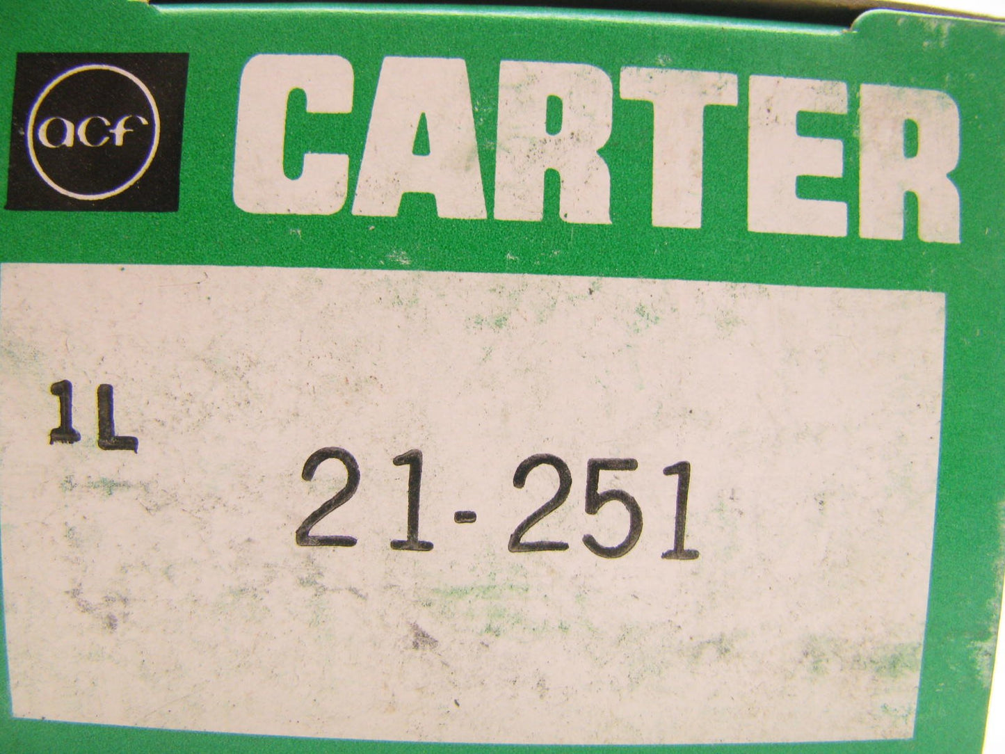 Genuine Carter 21-251 YF / YFA 1-BBL Carburetor Float For Jeep 8123050