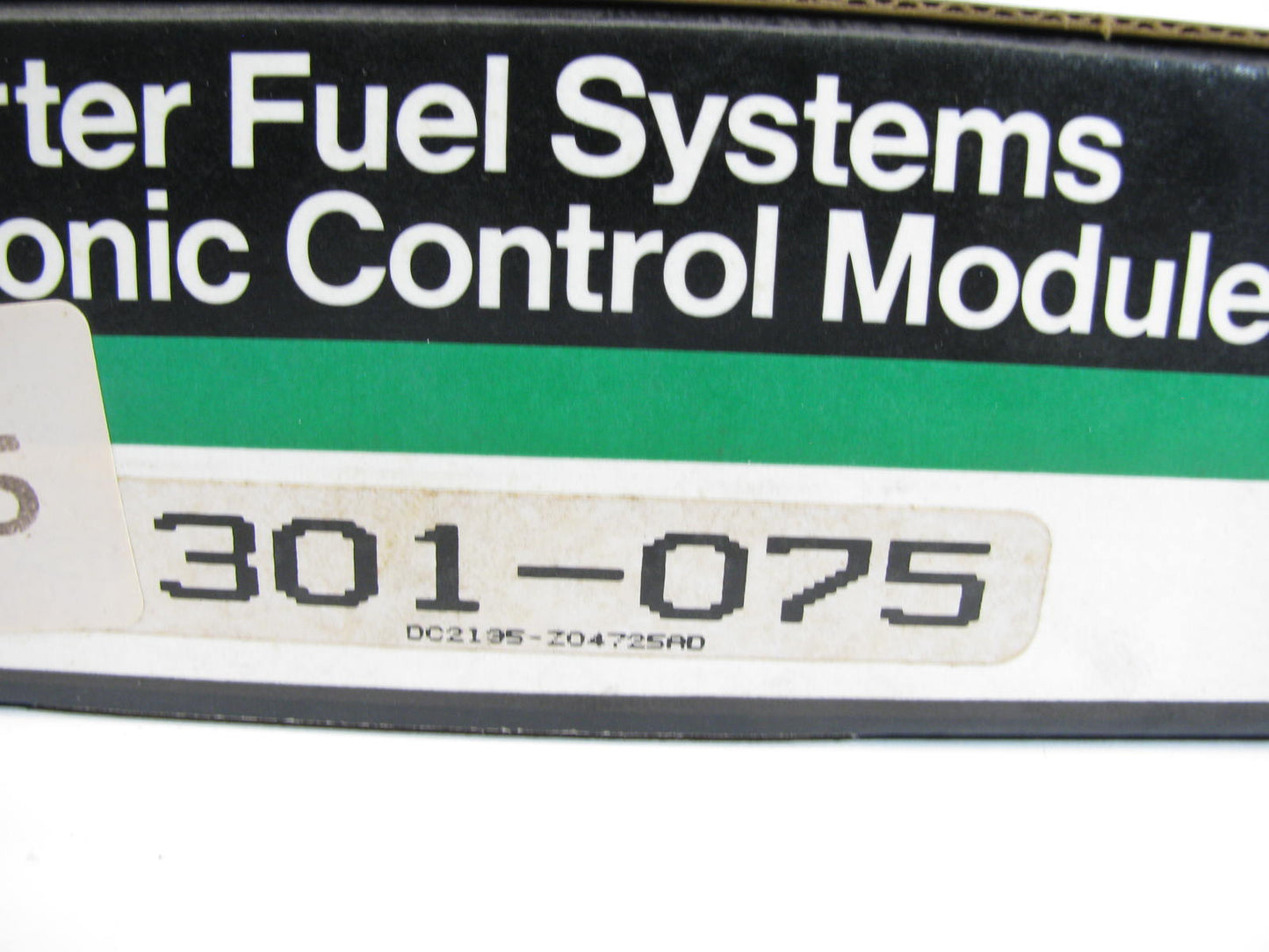 Carter 301-075 Reman Engine Control Module For 1986 Chrysler 2.5L-L4