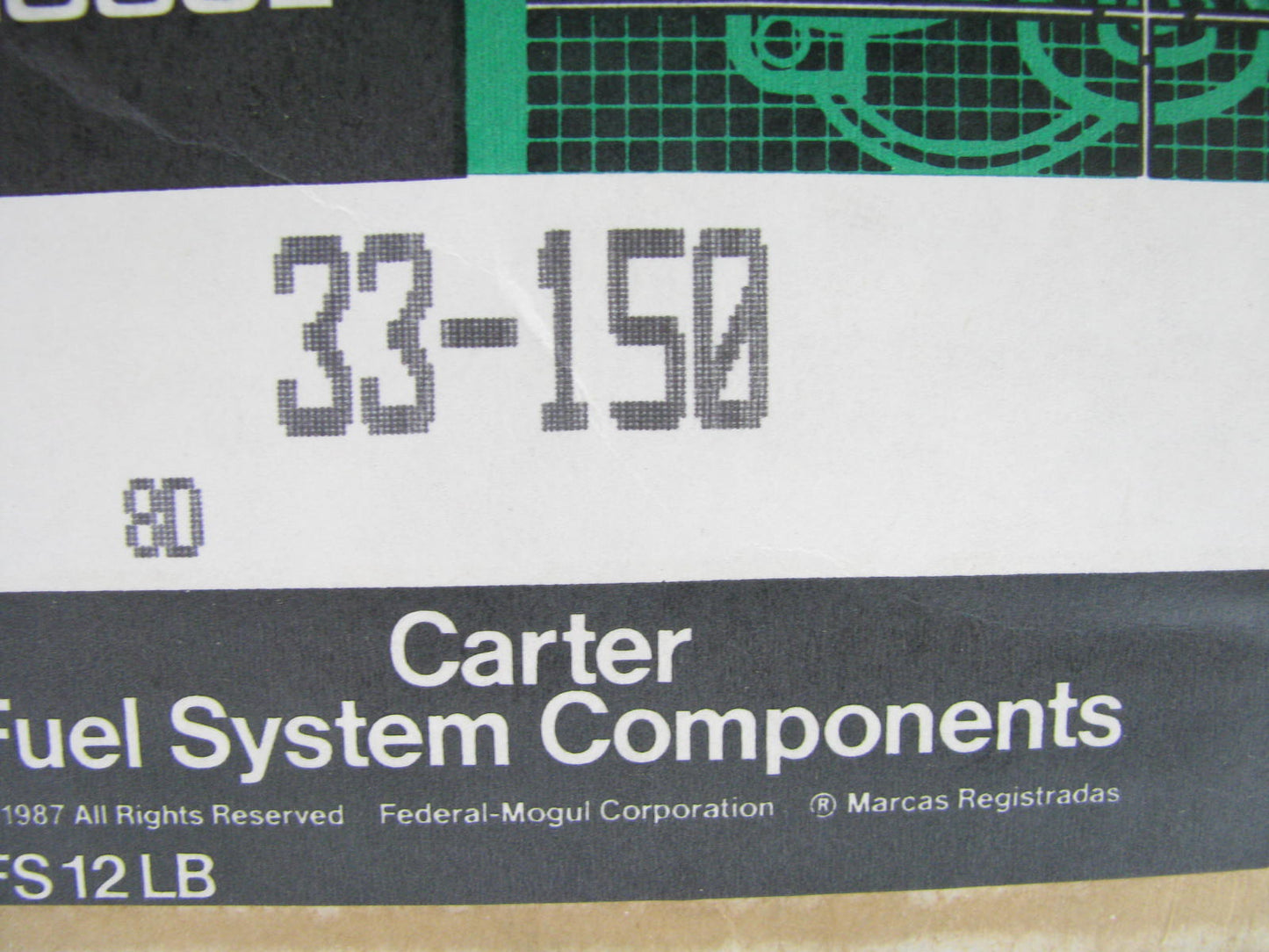 Carter 33-150 Exhaust Gas Recirculation (EGR) Valve