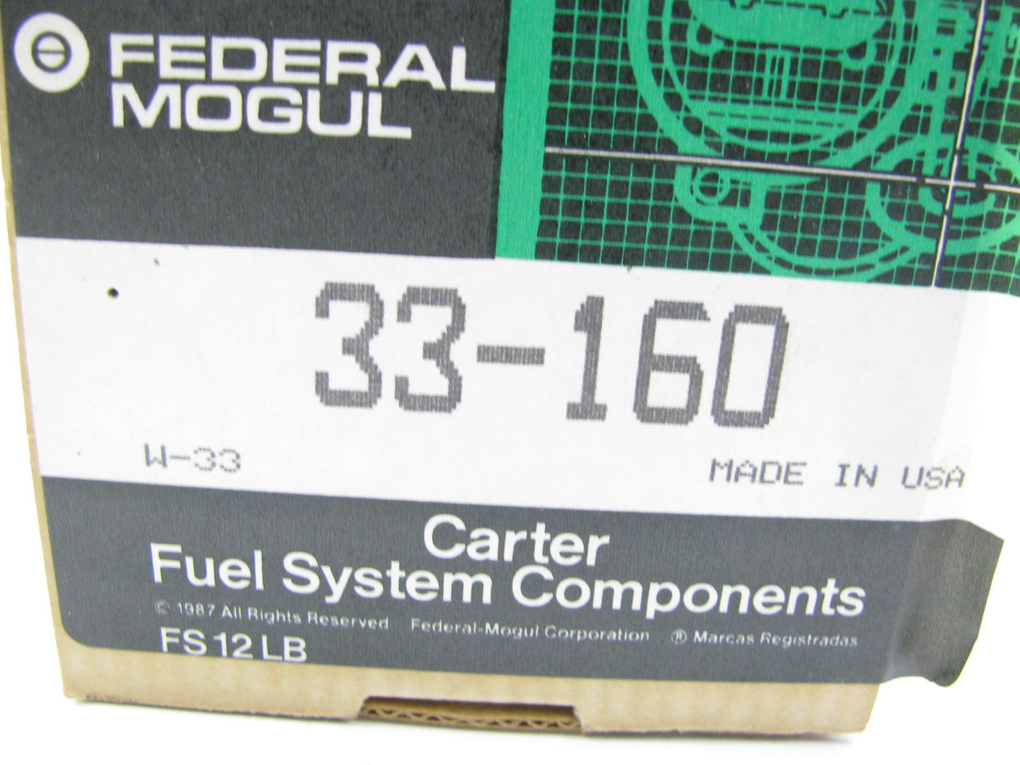 Carter 33-160 EGR Valve OEM Ford E1PE-9H473-B4A