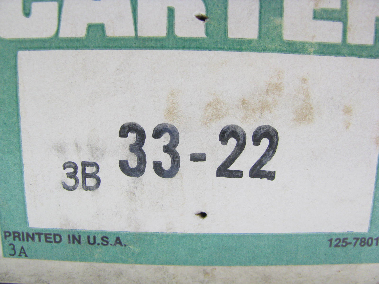 Carter 33-22 EGR Valve For 1974-1977 Dodge 3.7L Slant-Six Slant-6 Truck 225