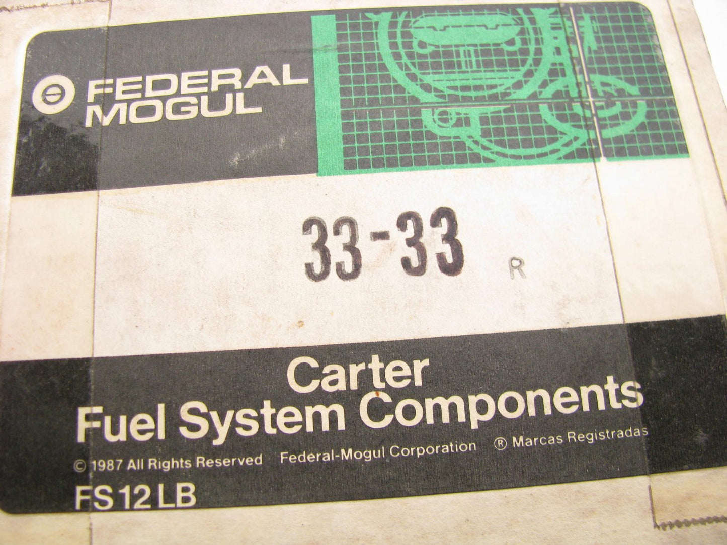 Carter 33-33 EGR Valve - 1979-1984 Ford 300 4.9L I6
