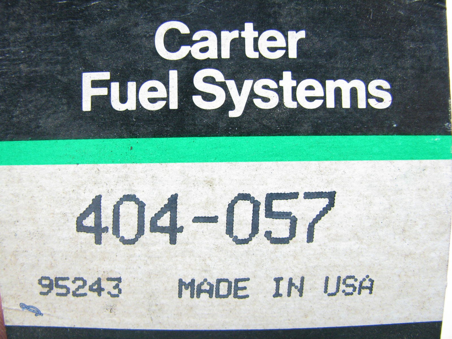 UNKNOWN FITMENT - SOLD AS SHOWN - AS IS. Carter 404-057 Fuel Pressure Regulator