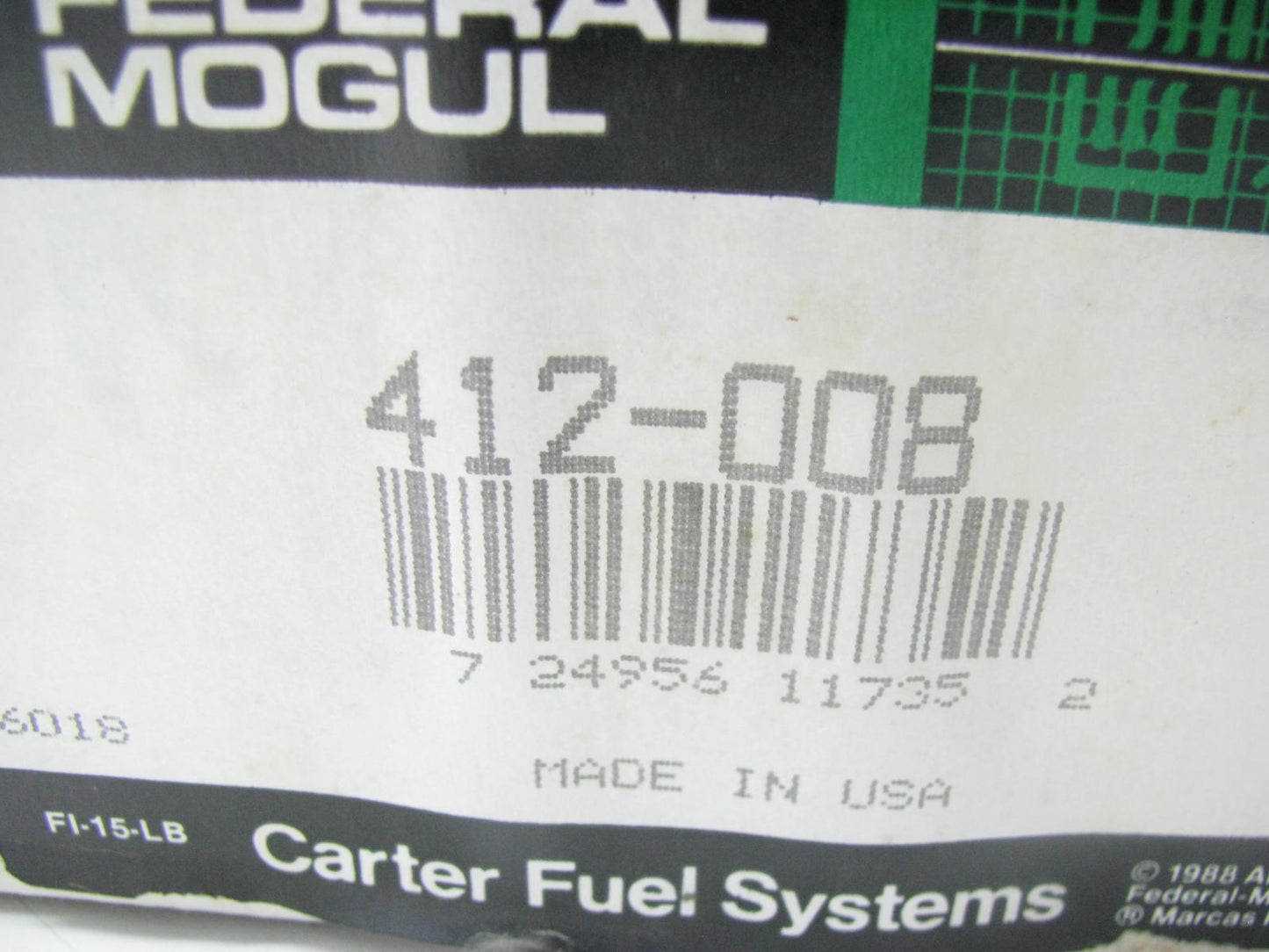 Carter 412-008 Non-Braided Rubber Fuel Injection Hose 600 PSI 7mm X 10 Meters
