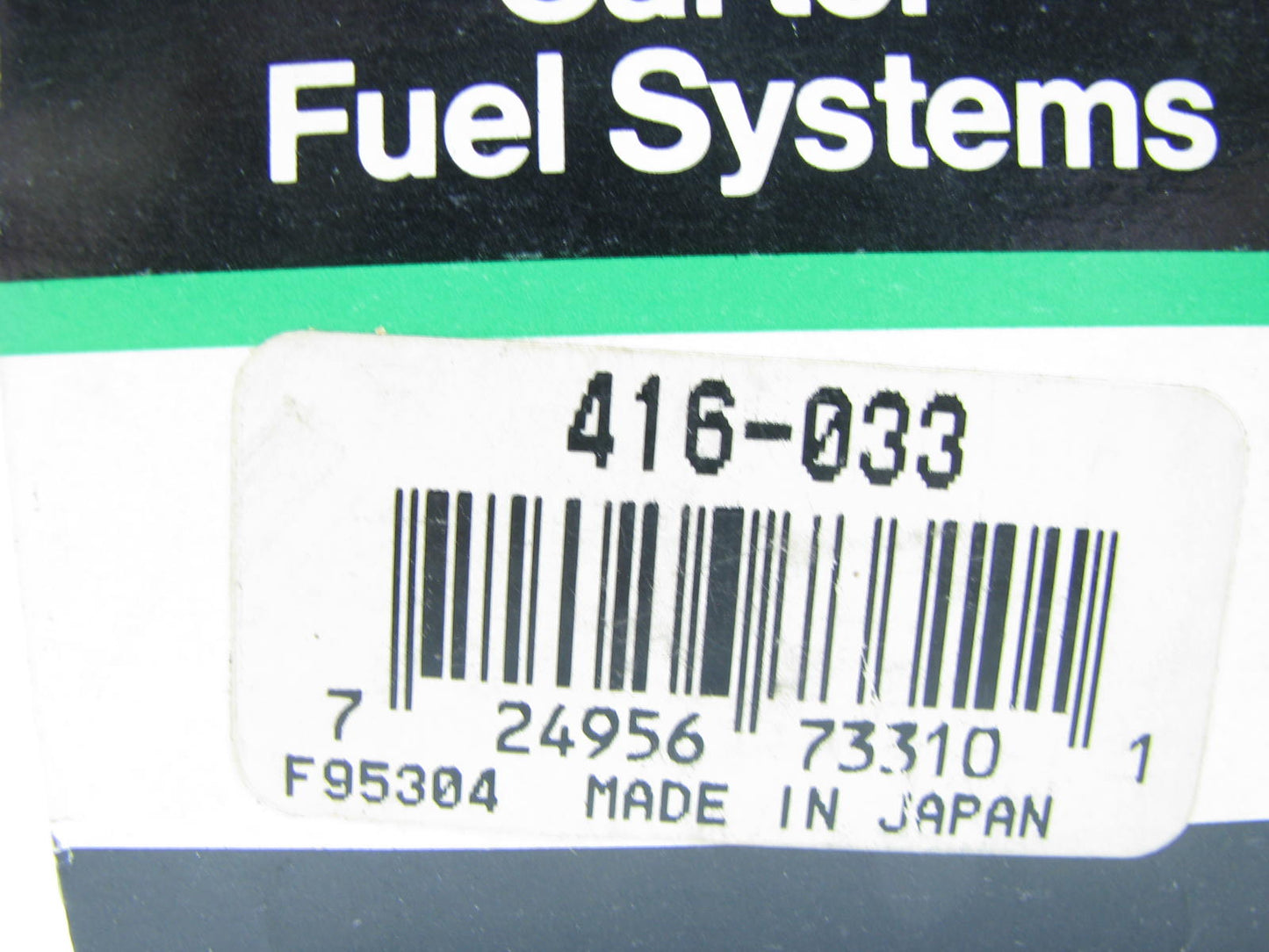Carter 416-033 Fuel Injector Cold Start Valve 1987-1989 Toyota Corolla 1.6L