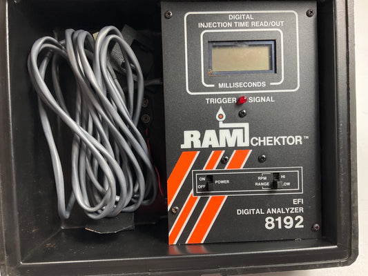 DAMAGED Box - RAMCHEKTOR Model 8192 Digital Fuel Injector Analyzer 476-005