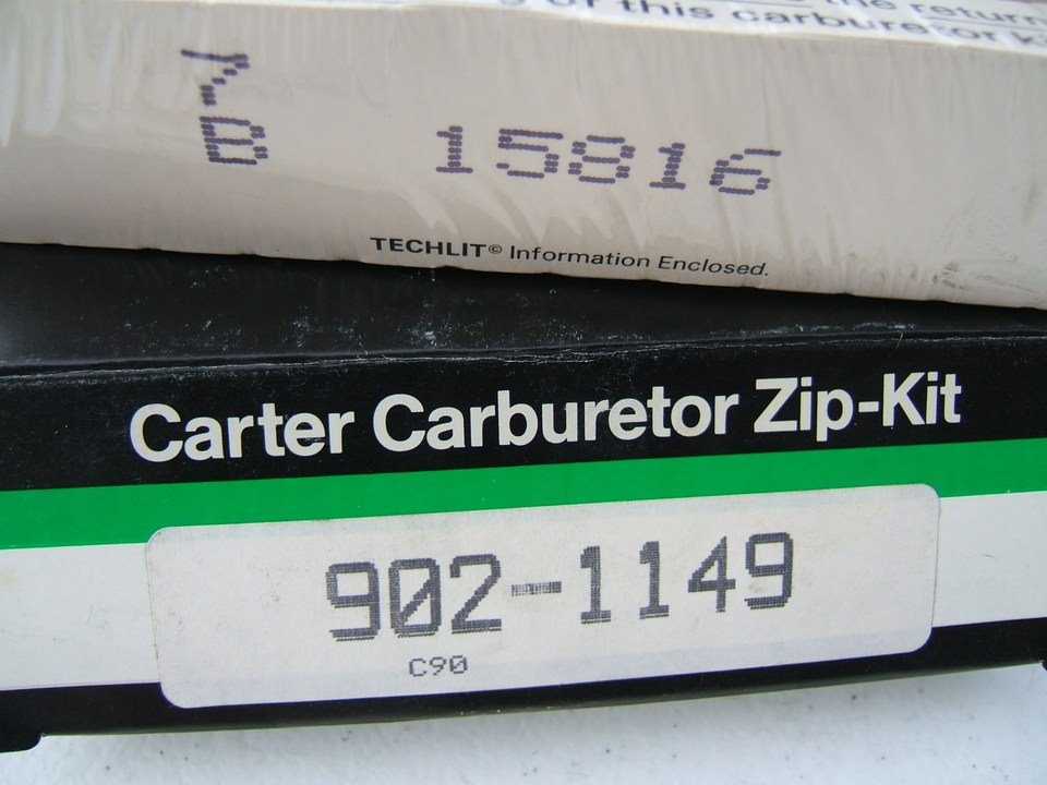 Carter 902-1149 Carburetor Rebuild Kit For 2-BBL Model 2300EG