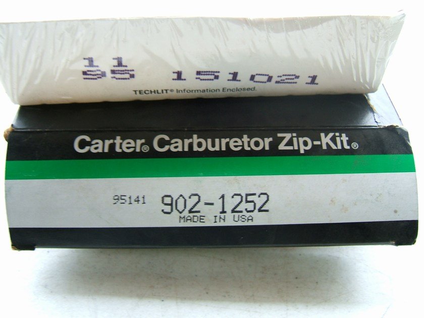 Carter 902-1252 Carburetor Rebuild Kit 1985-86 Mopar For Holley 5220 VOS 5220C