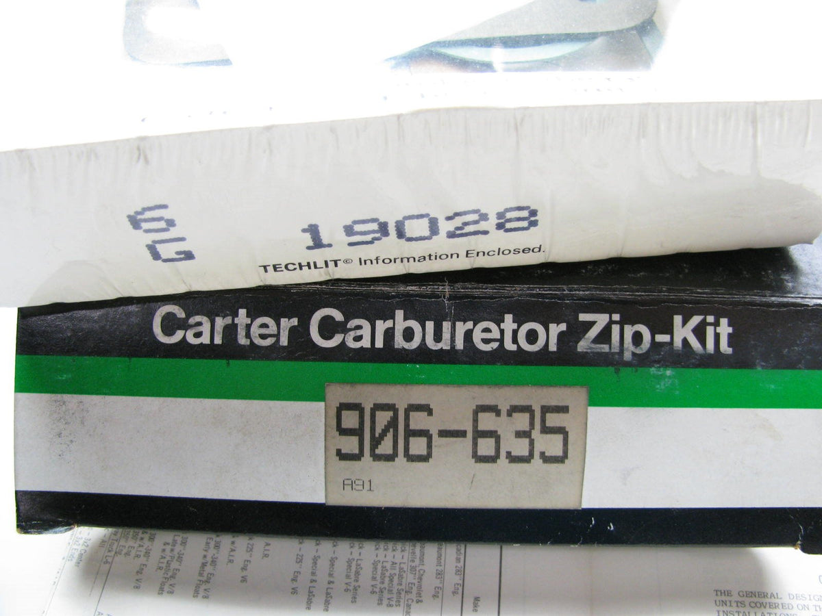 Carter 906-635 Carburetor Rebuild Kit For Crusader Marine 230 283 292 2G 2GC