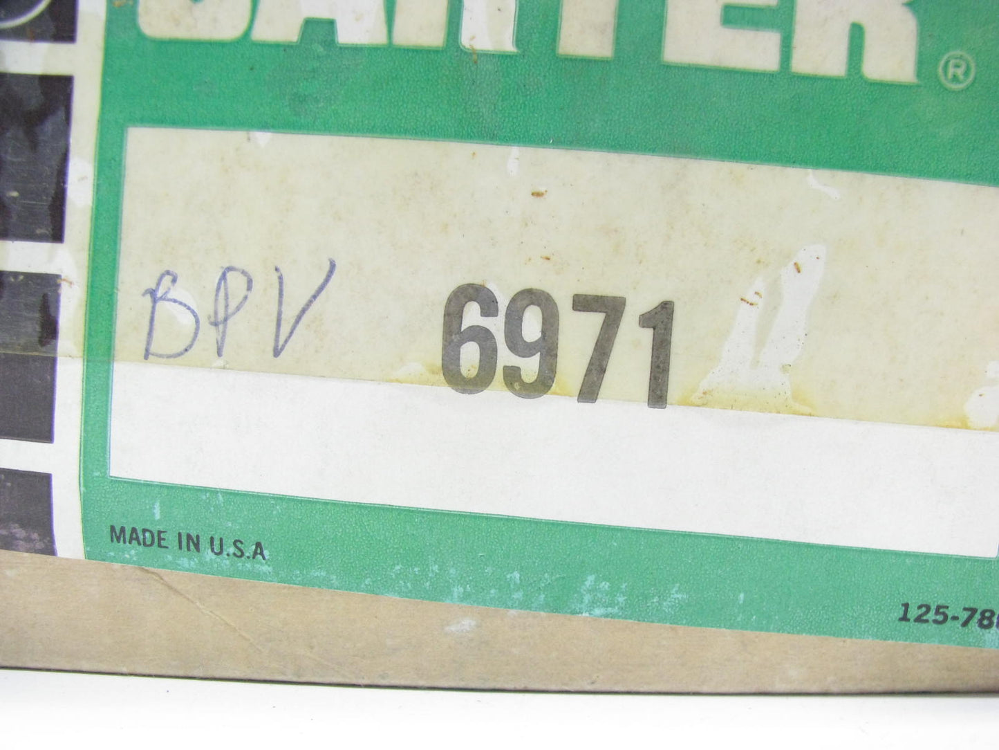 Carter BPV-6971 Air Bypass Diverter Valve D8TE-AA 1978 Ford F100 302-V8 MANUAL