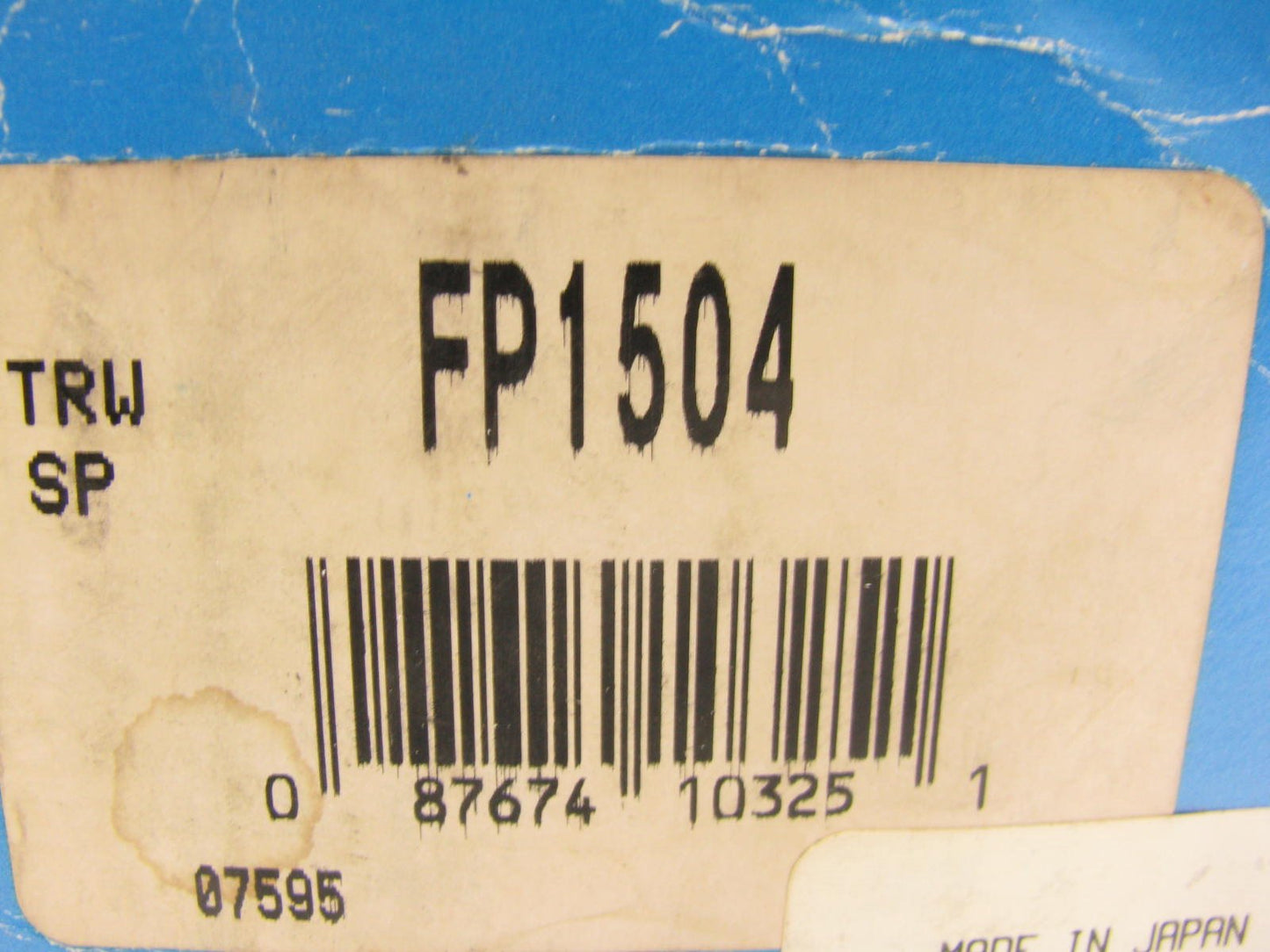 Carter FP1504 Engine Water Pump - 1967-1973 Fiat 124