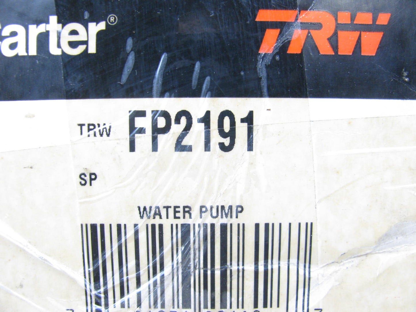 Carter FP2191 Engine Water Pump 1967-1970 Renault R10 1964-1967 R8 1.1L 1.3L I4