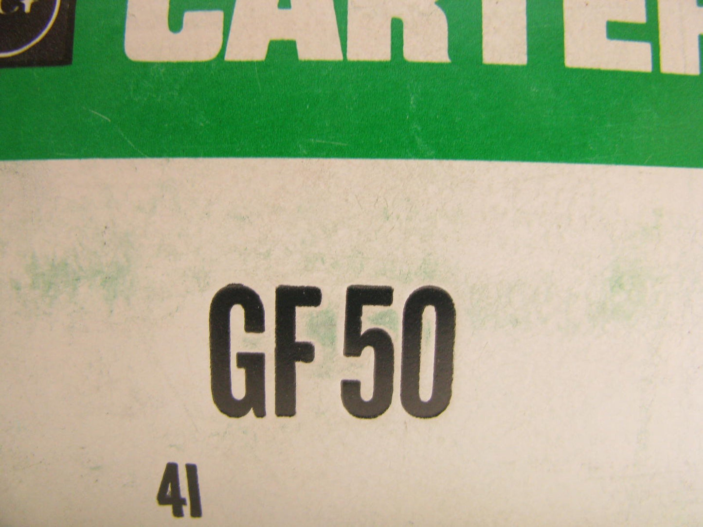 Carter GF50 Fuel Filter (In-line) Carburetor Vehicles Only