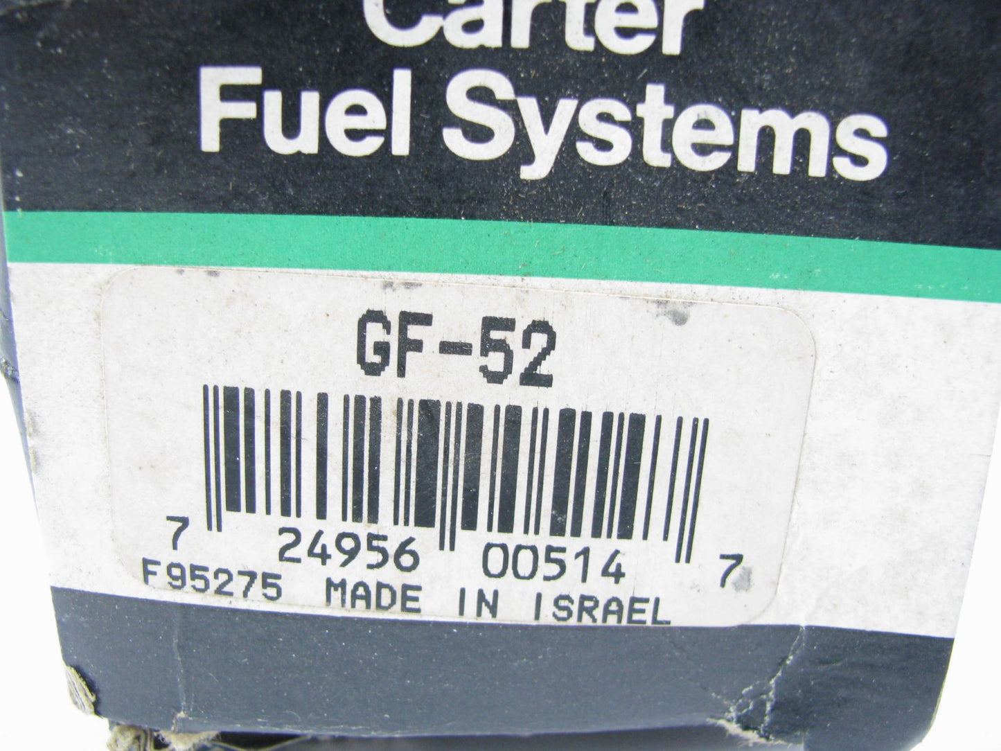 Carter GF52 Fuel Filter For 1980-1981 Subaru 1.6L 1.8L EA71 EA81