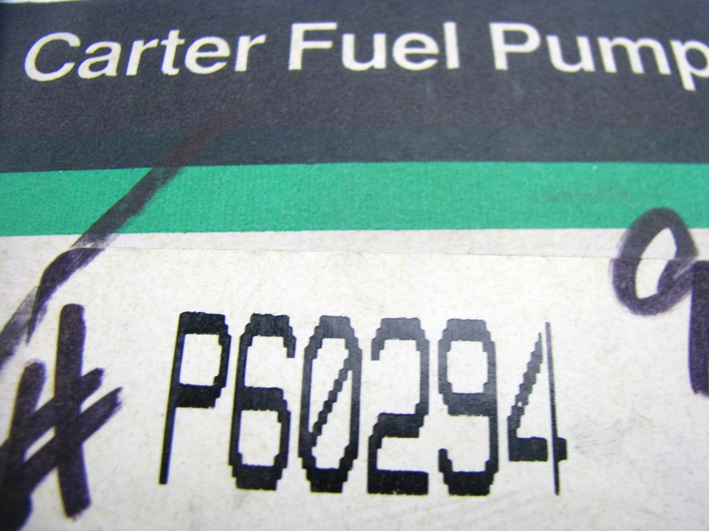Carter P60294 Electric Fuel Pump 1982-1983 Camaro & Firebird 2.5L-L4